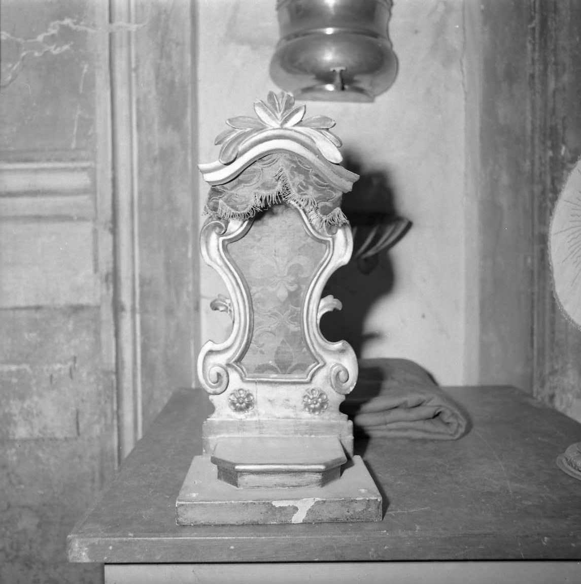 tronetto per esposizione eucaristica - bottega emiliana (sec. XVIII)