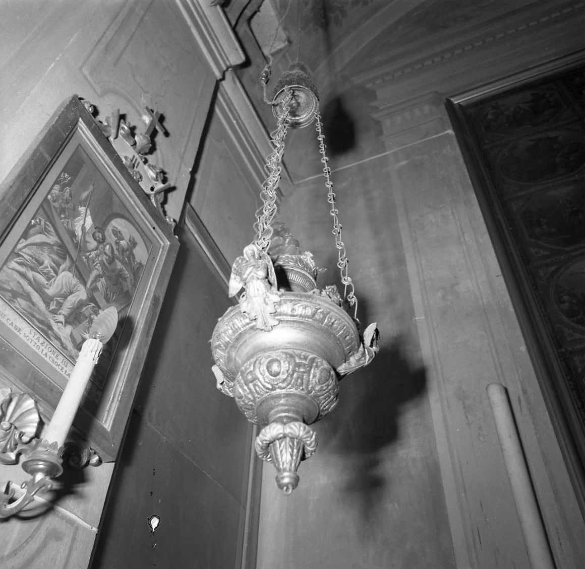 lampada pensile, serie - bottega emiliana (fine sec. XVIII)