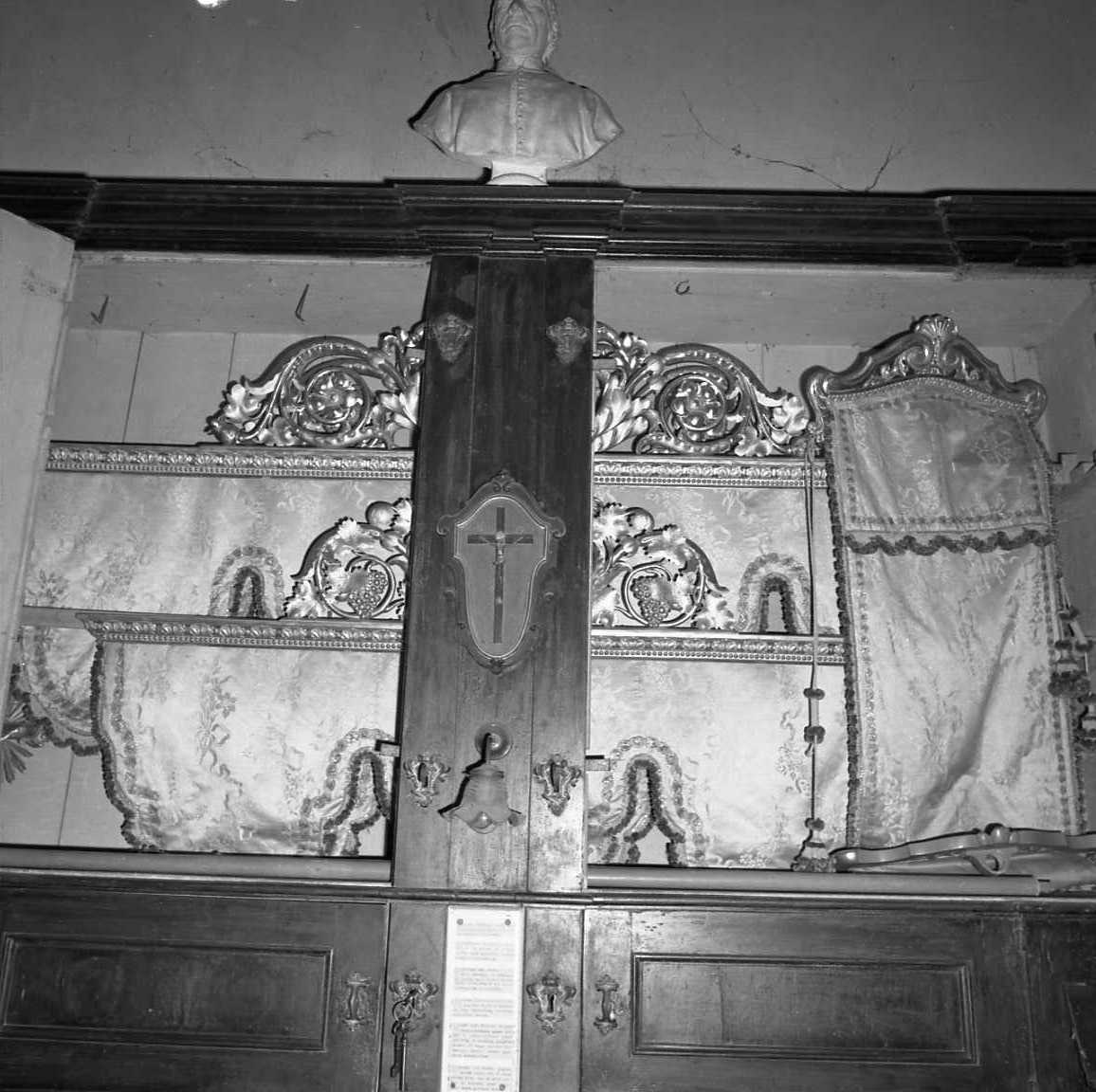 baldacchino processionale - bottega emiliana (fine/inizio secc. XVIII/ XIX)