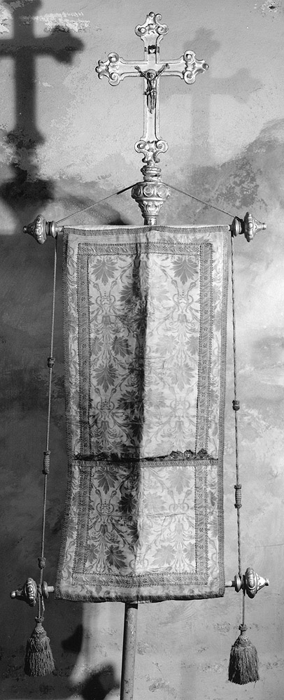 stendardo processionale - manifattura bolognese (seconda metà sec. XIX)