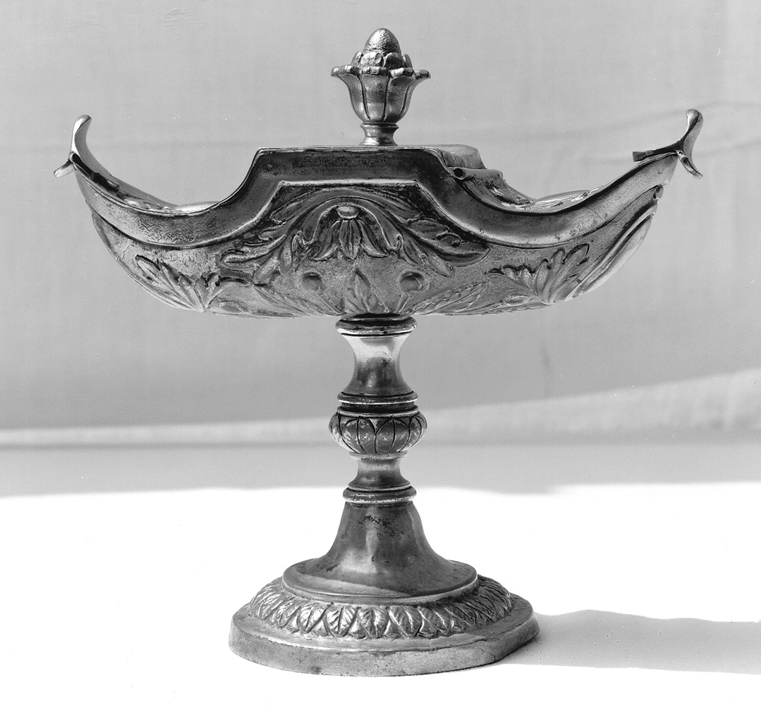 navicella portaincenso - manifattura bolognese (primo quarto sec. XIX)