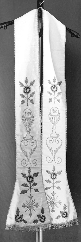 stola - manifattura emiliana (fine/inizio secc. XIX/ XX)