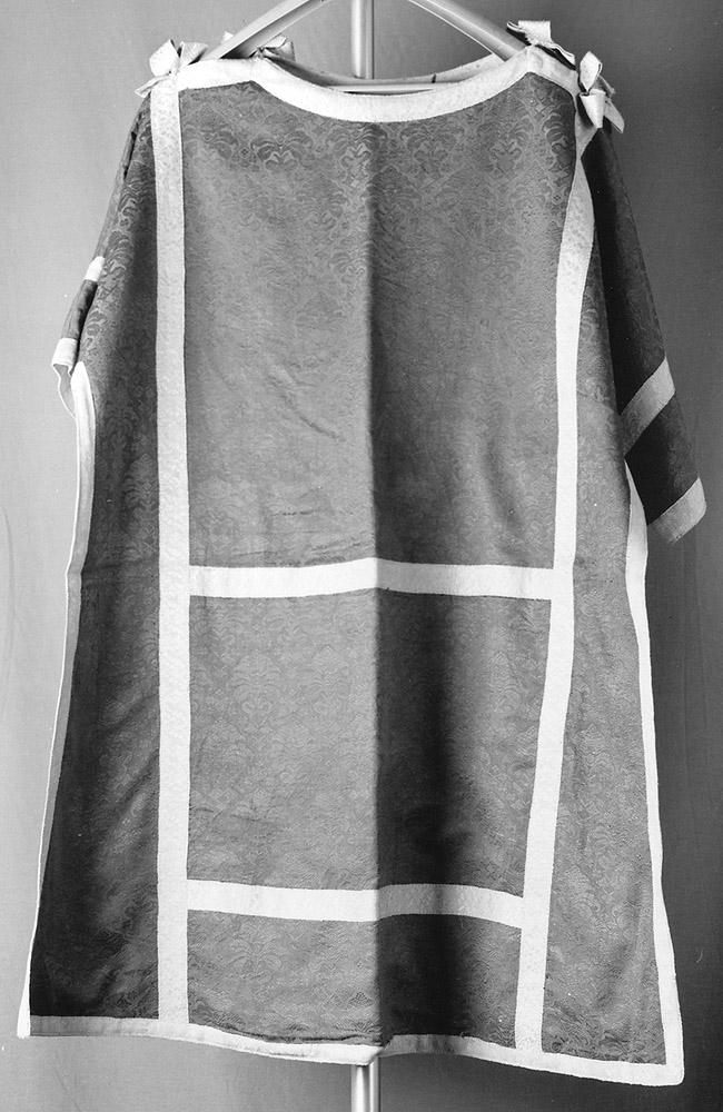 tunicella, elemento d'insieme - manifattura emiliana (sec. XIX)