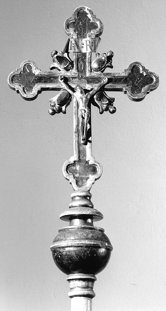 croce processionale - manifattura bolognese (sec. XIX)