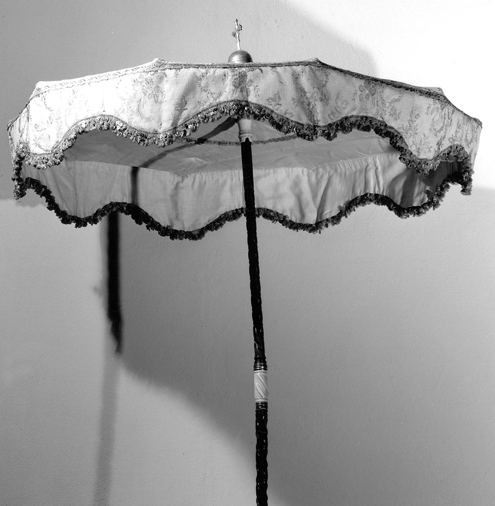 ombrellino processionale - manifattura emiliana (sec. XIX)