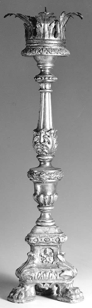 candeliere, serie - manifattura bolognese (primo quarto sec. XIX)