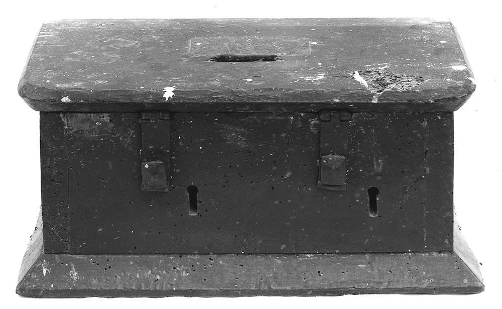 cassetta per elemosine - manifattura bolognese (seconda metà sec. XIX)