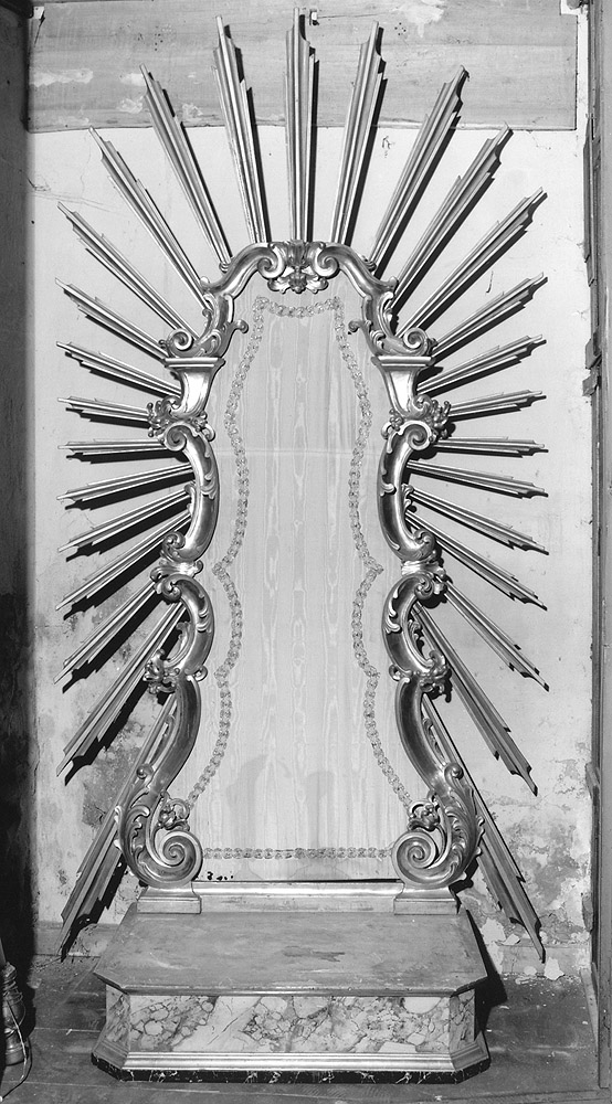 tronetto per esposizione eucaristica - manifattura bolognese (prima metà sec. XIX)