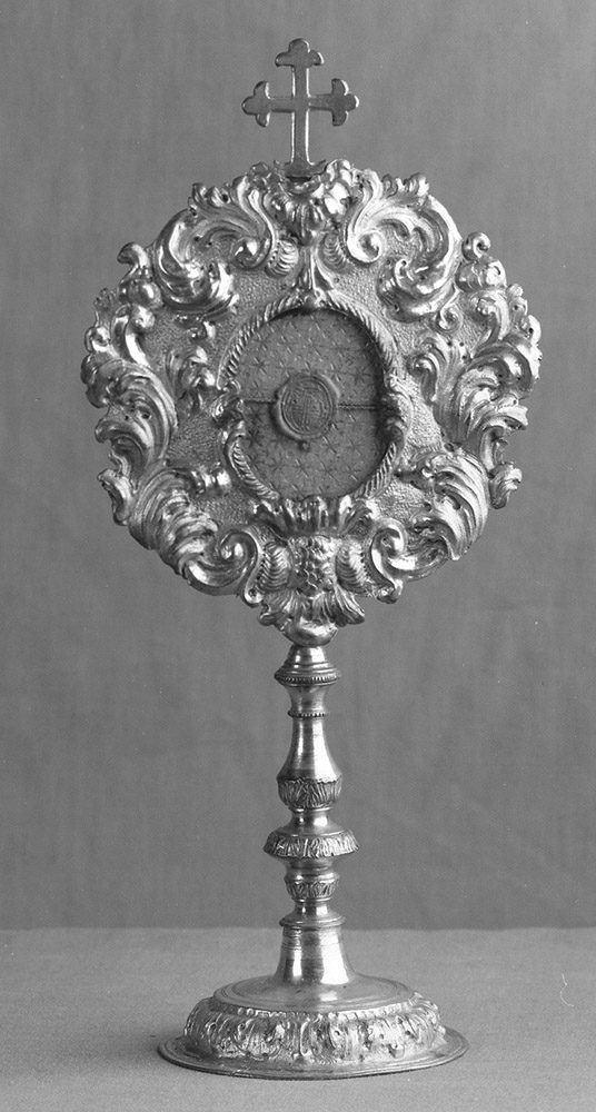 reliquiario - a ostensorio - manifattura emiliana (seconda metà sec. XVIII)