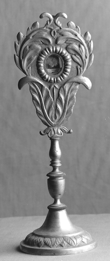 reliquiario - a ostensorio - manifattura emiliana (secondo quarto sec. XIX)