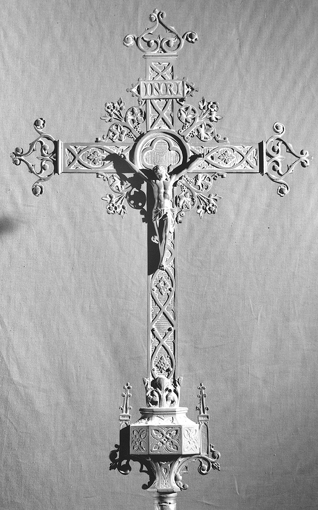 croce processionale - manifattura bolognese (fine/inizio secc. XIX/ XX)