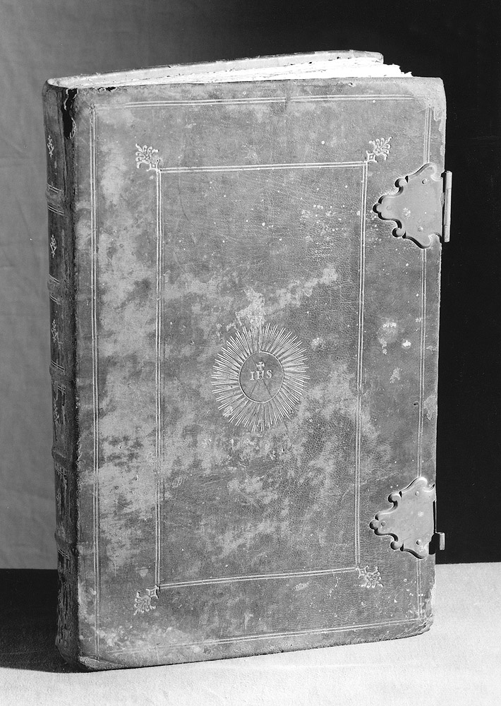 coperta di libro liturgico - manifattura bolognese (sec. XVIII)