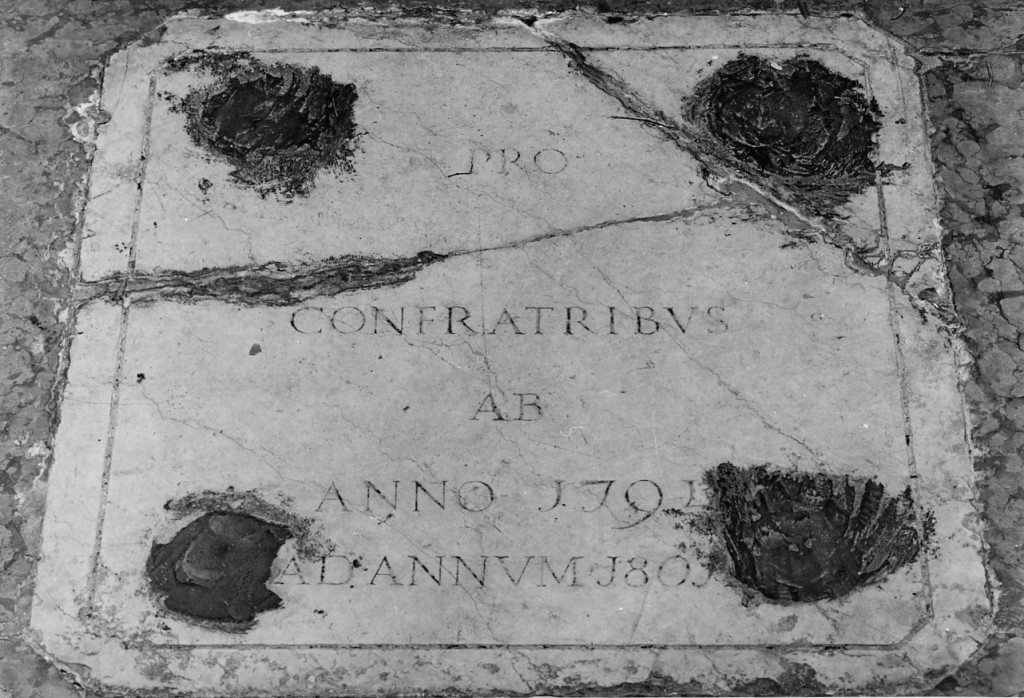 lapide tombale - manifattura emiliana (sec. XIX)