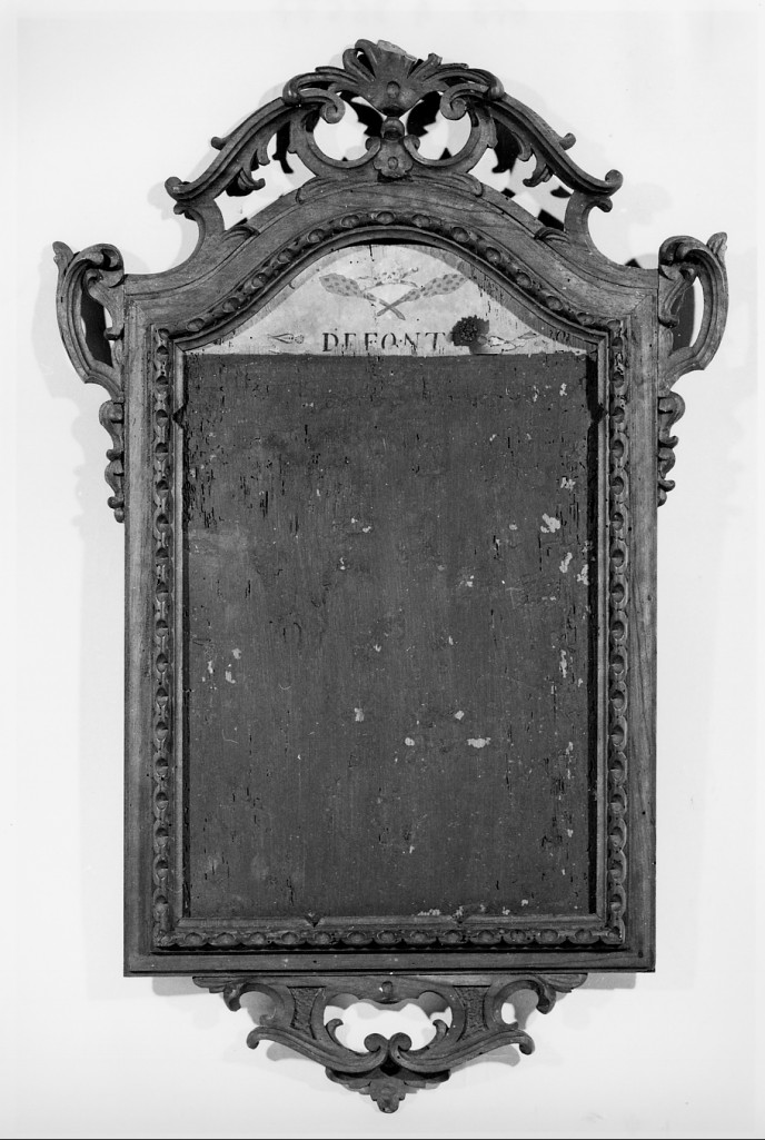 tabella, serie - manifattura emiliana (sec. XVIII)