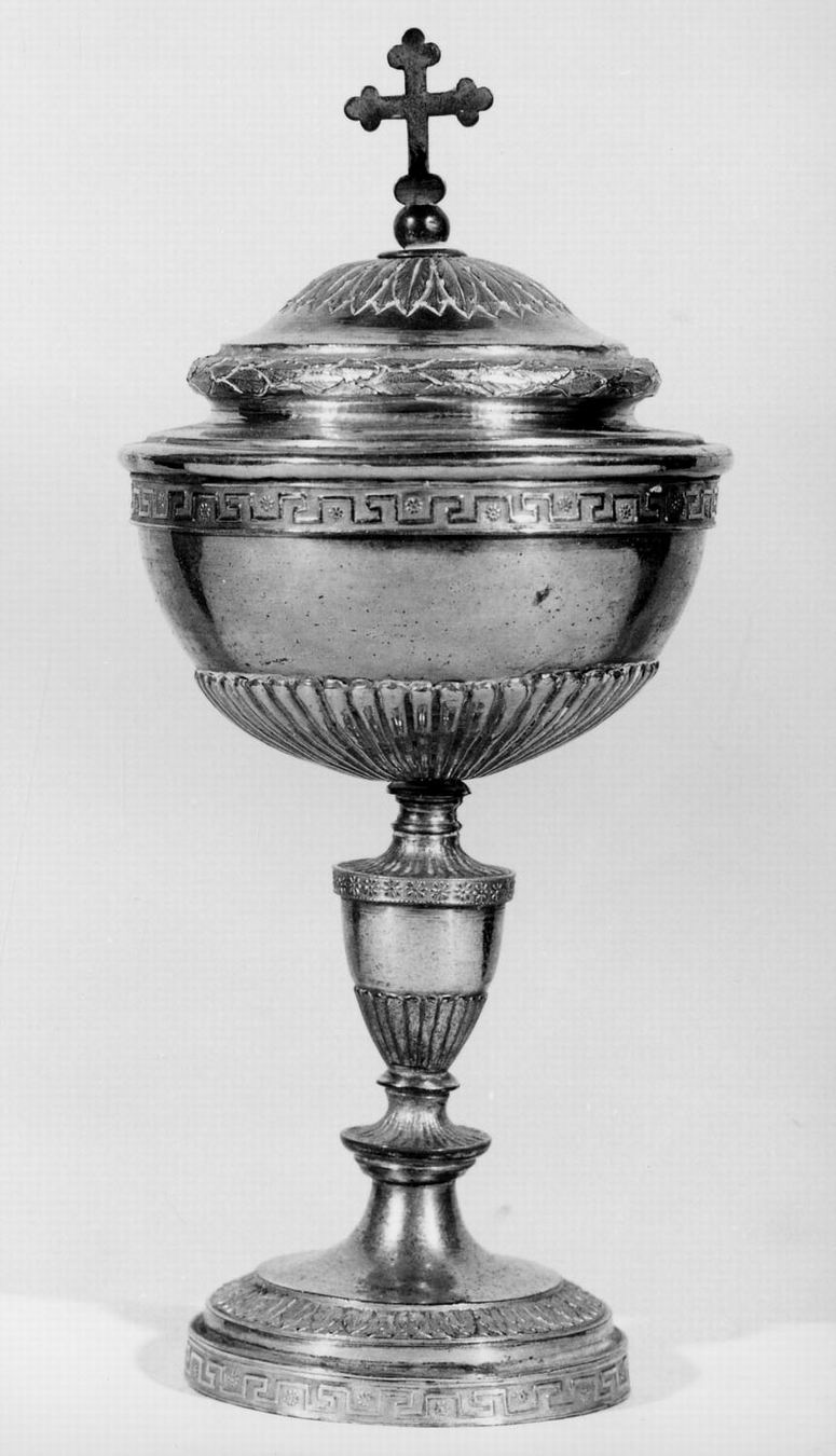 pisside - manifattura emiliana (sec. XIX)