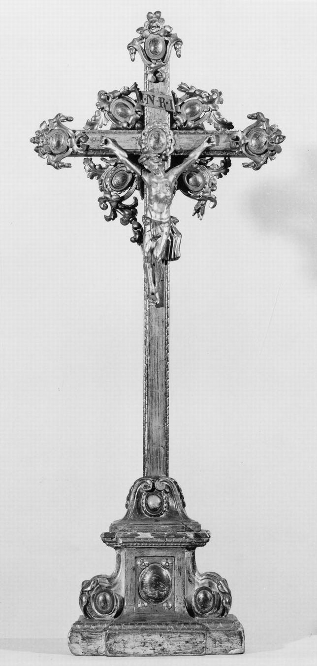 croce da tavolo - manifattura emiliana (sec. XVIII)