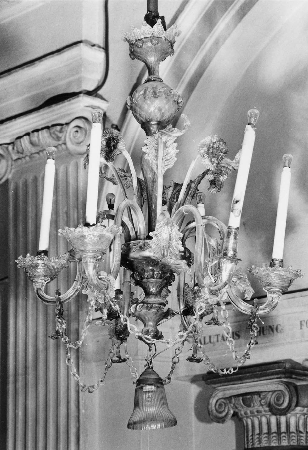 lampadario, serie - manifattura muranese (sec. XIX)