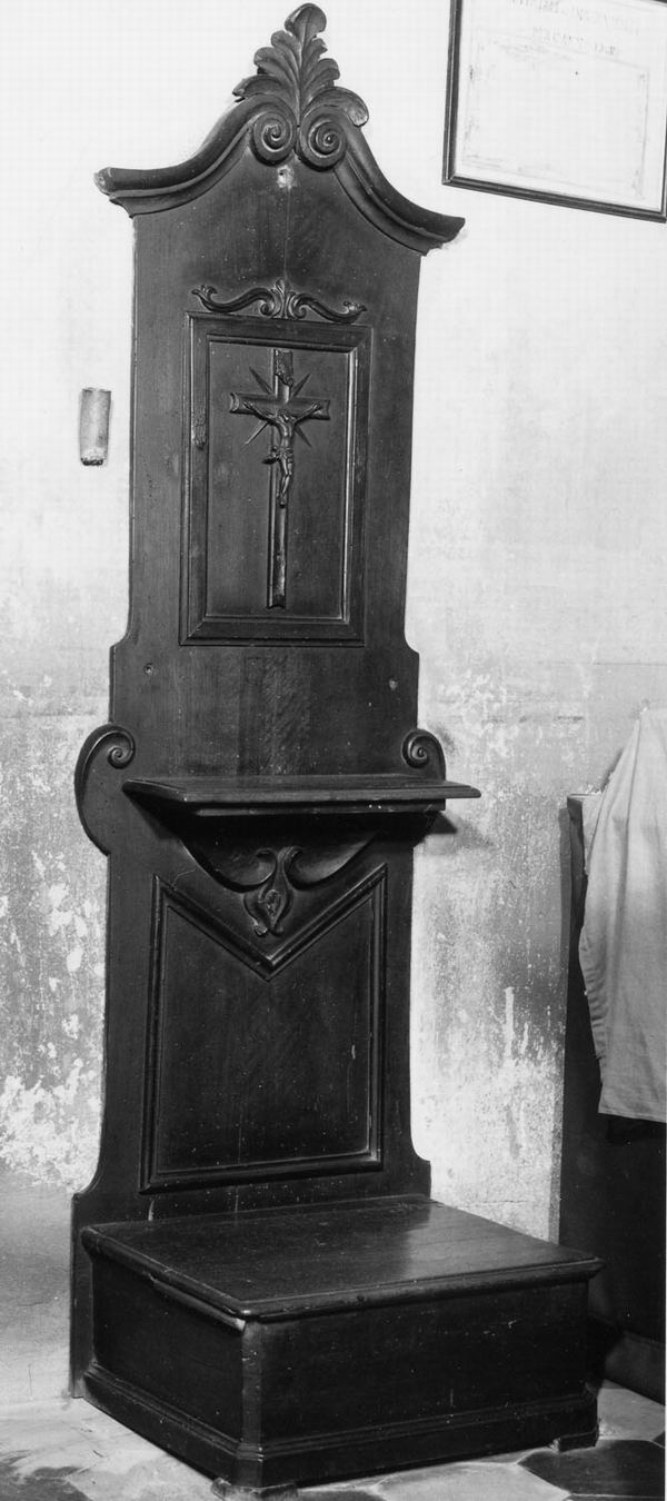 inginocchiatoio, serie - manifattura emiliana (sec. XVIII)