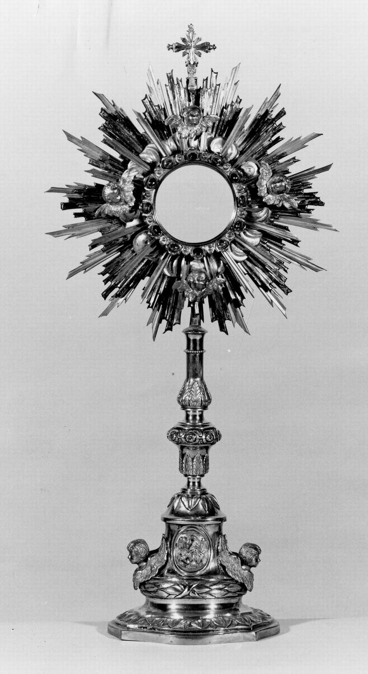 ostensorio - manifattura emiliana (sec. XIX)