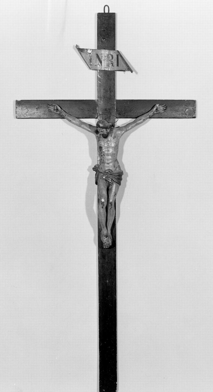 Cristo Crocifisso (scultura) - manifattura emiliana (sec. XIX)