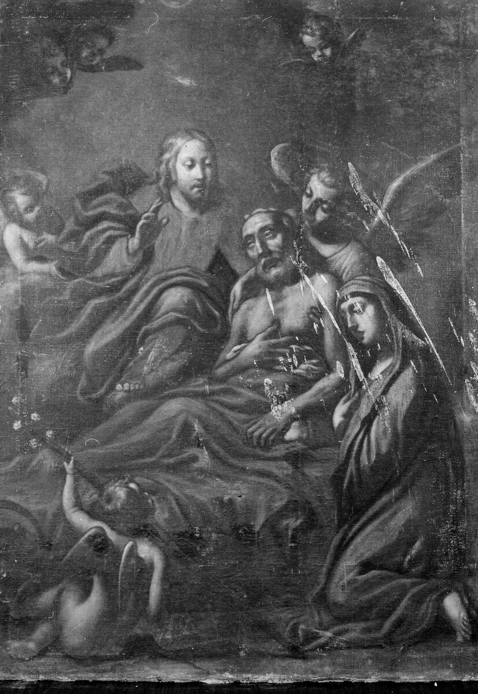 Morte di San Giuseppe (dipinto) - ambito emiliano (sec. XIX)