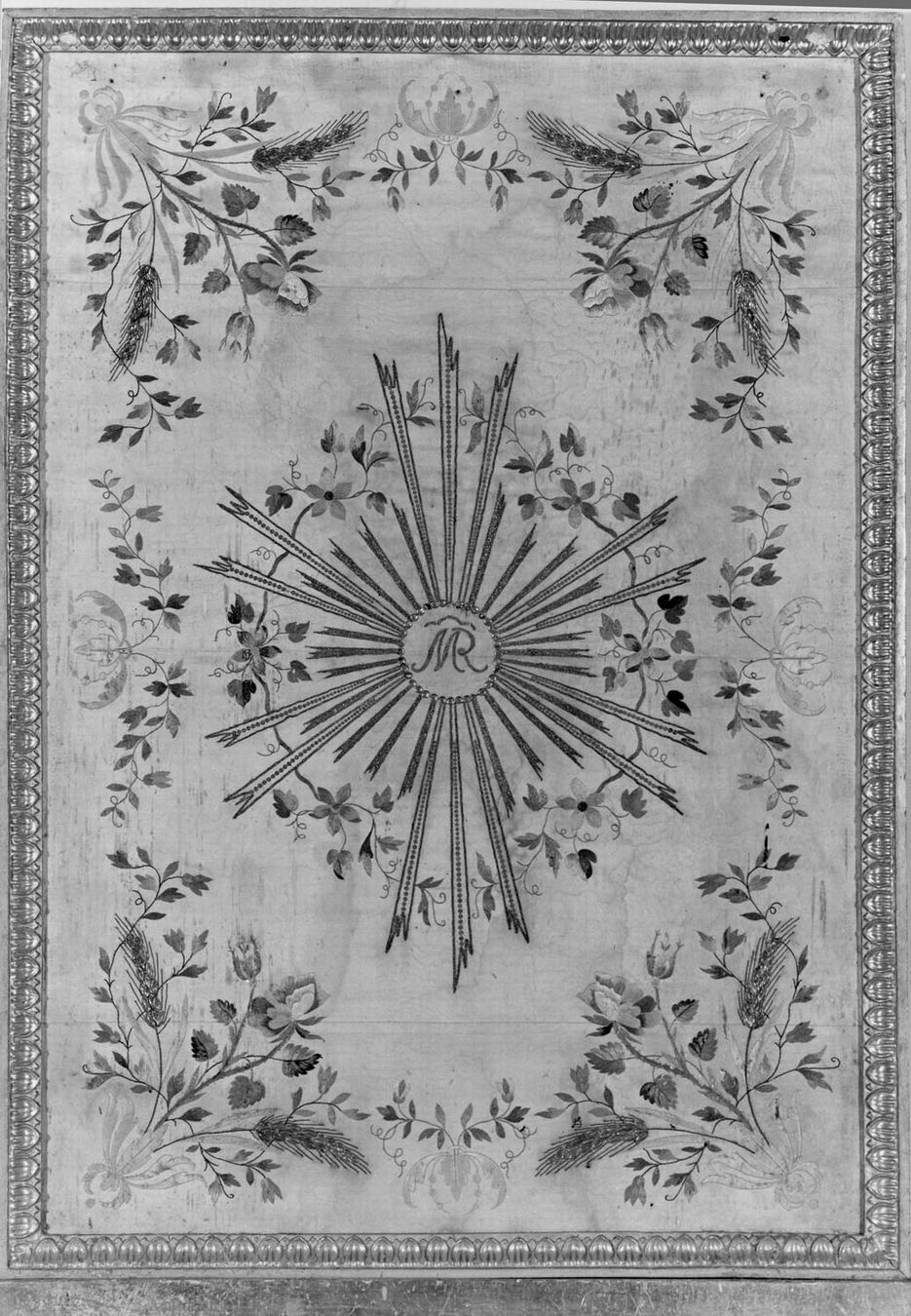 coperta di immagine sacra - manifattura emiliana (sec. XIX)