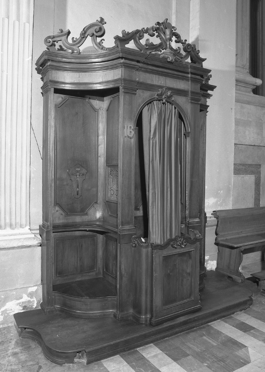 confessionale, serie - bottega emiliana (sec. XVIII)