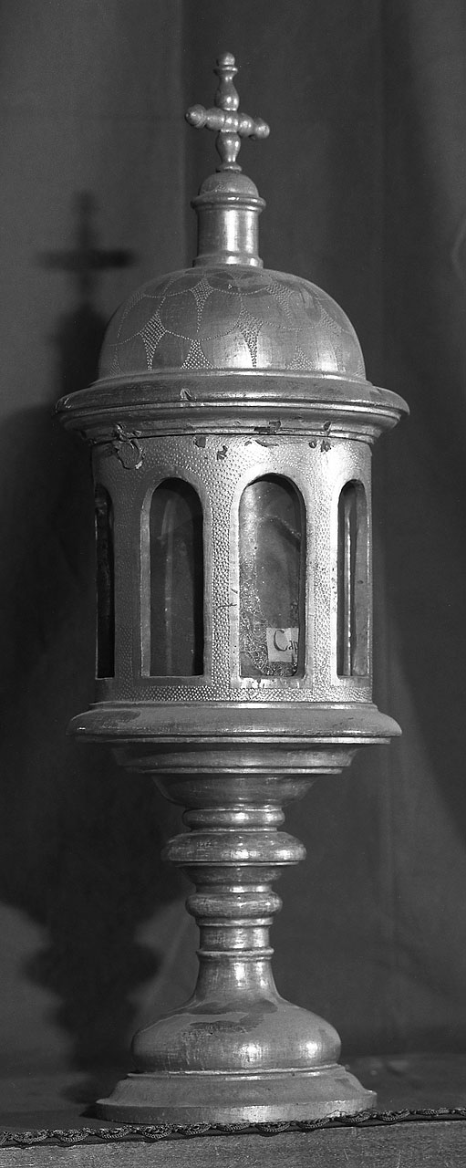 reliquiario architettonico - a tempietto - bottega bolognese (sec. XVII)
