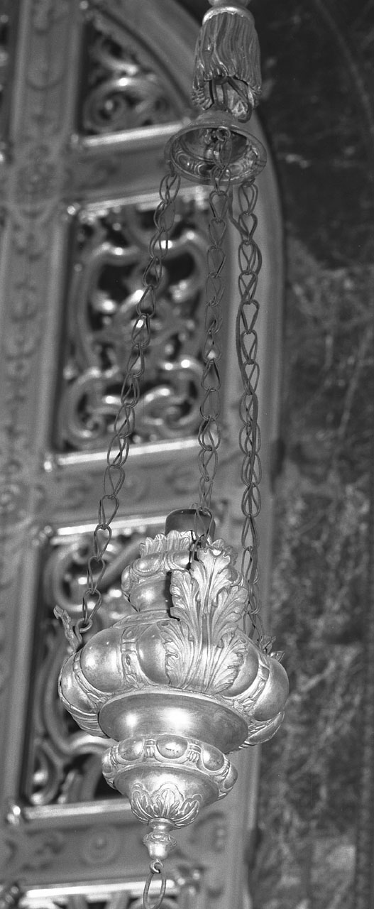 lampada pensile, serie - bottega bolognese (sec. XIX)