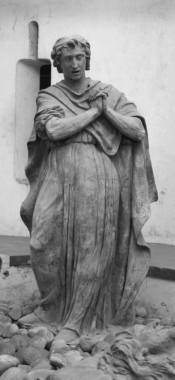 San Giovanni Evangelista (scultura, elemento d'insieme) di Lombardi Alfonso (prima metà sec. XVI)