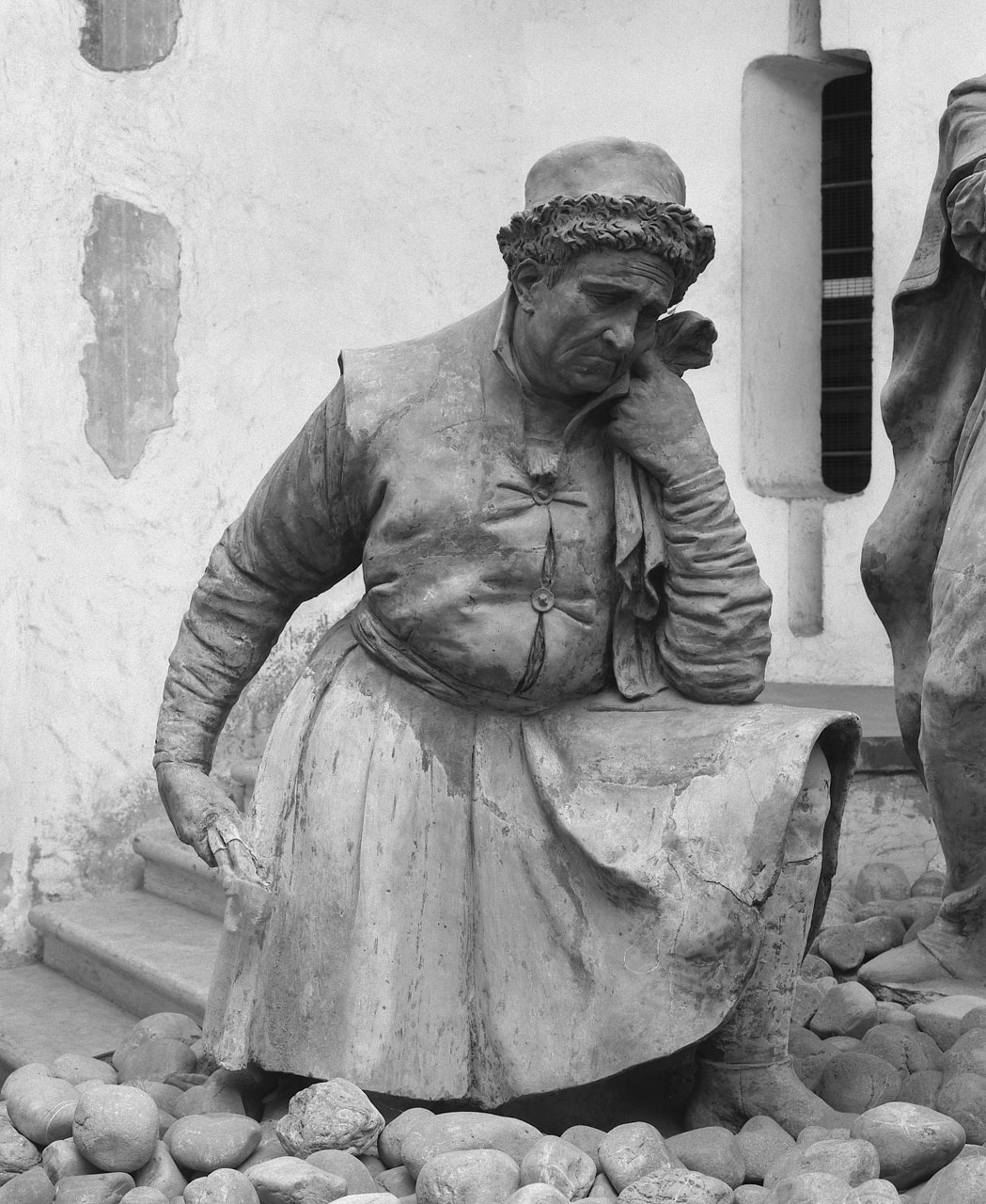 Nicodemo (scultura, elemento d'insieme) di Lombardi Alfonso (prima metà sec. XVI)