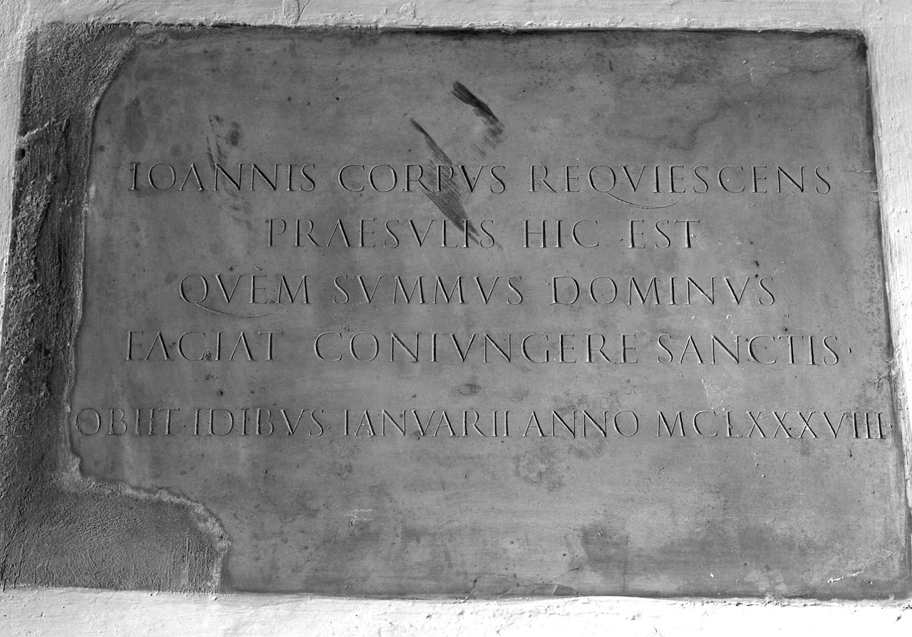 lapide - bottega bolognese (metà sec. XVII)