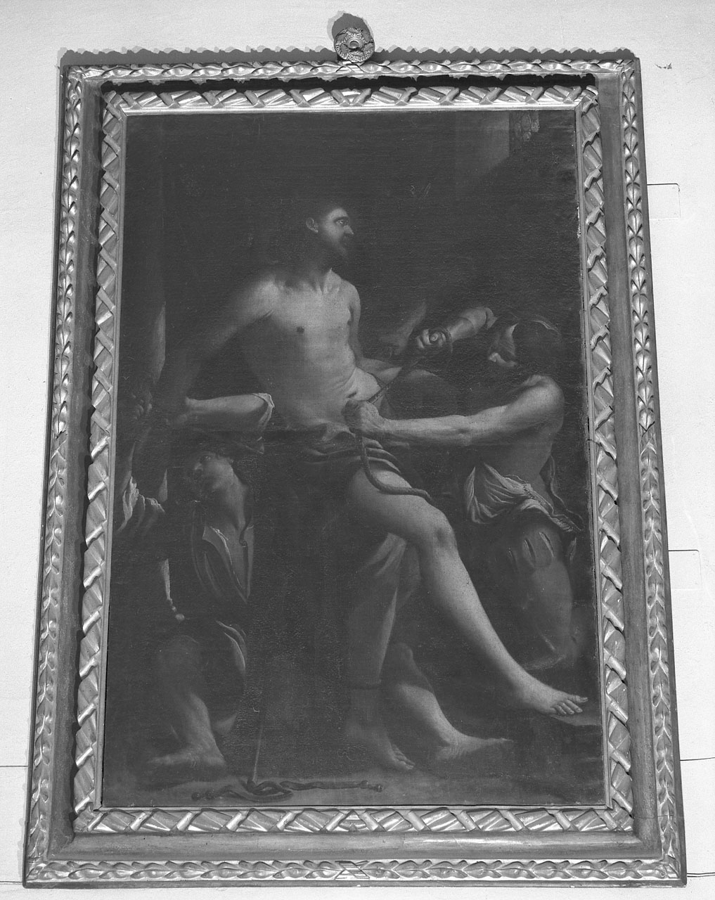 Gesù Cristo alla colonna (dipinto) di Valesio Giovanni Luigi (prima metà sec. XVII)