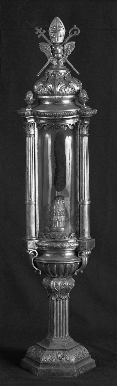 reliquiario architettonico, serie - bottega emiliana (inizio sec. XIX)