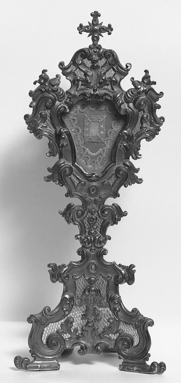 reliquiario - a ostensorio - bottega bolognese (metà sec. XVIII)