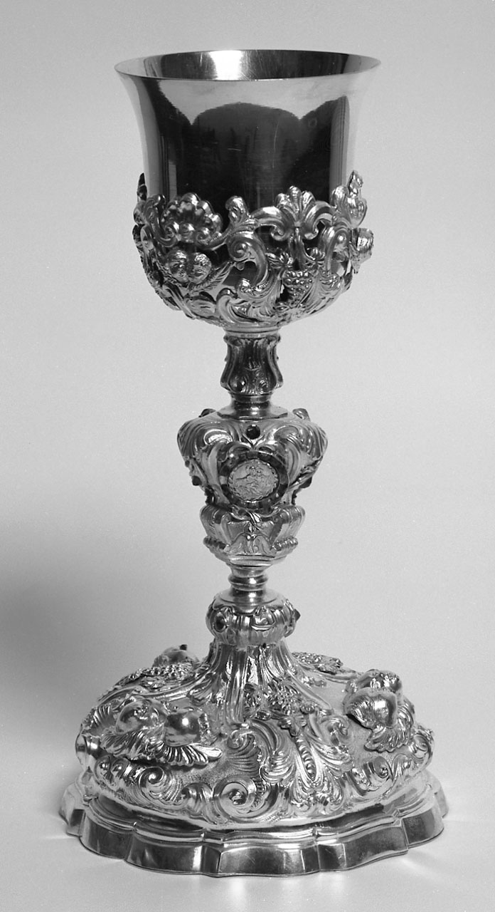 calice - bottega ferrarese (seconda metà sec. XVIII)