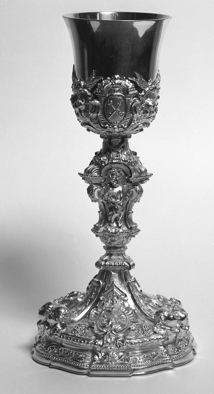 calice - bottega romana (prima metà sec. XVIII)