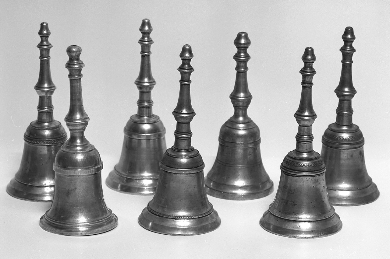 campanello d'altare, serie - bottega bolognese (fine sec. XVIII)