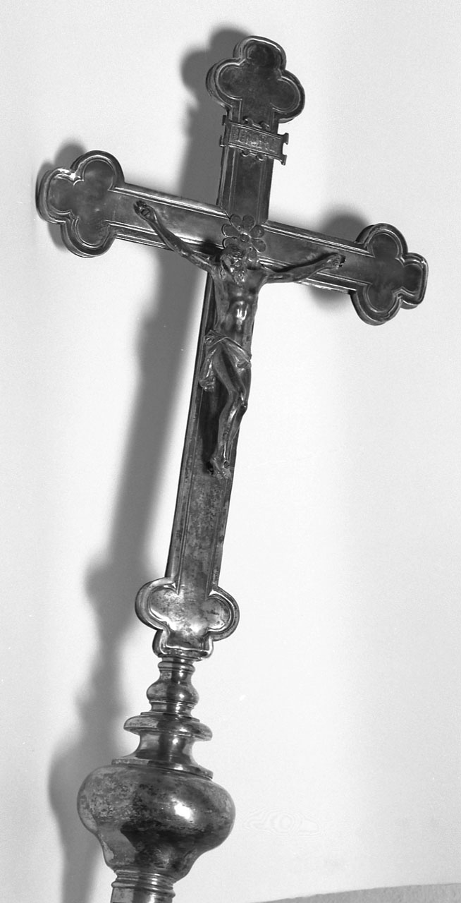 croce processionale - bottega bolognese (fine sec. XVIII)