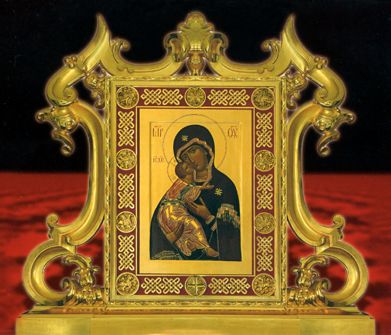 Madonna della Tenerezza di Vladimir, Madonna (icona) - ambito russo (inizio sec. XXI)