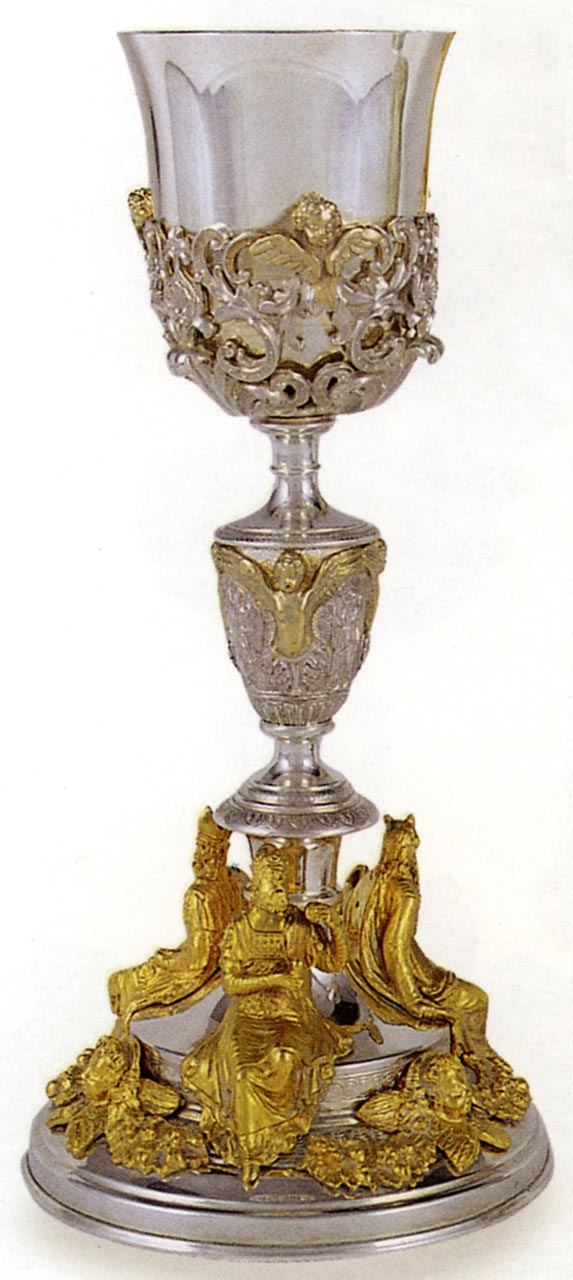 calice - bottega italiana (sec. XIX)