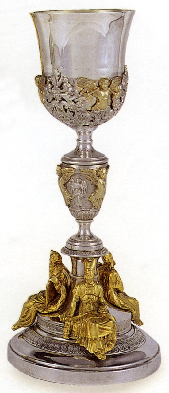 calice - bottega italiana (sec. XIX)