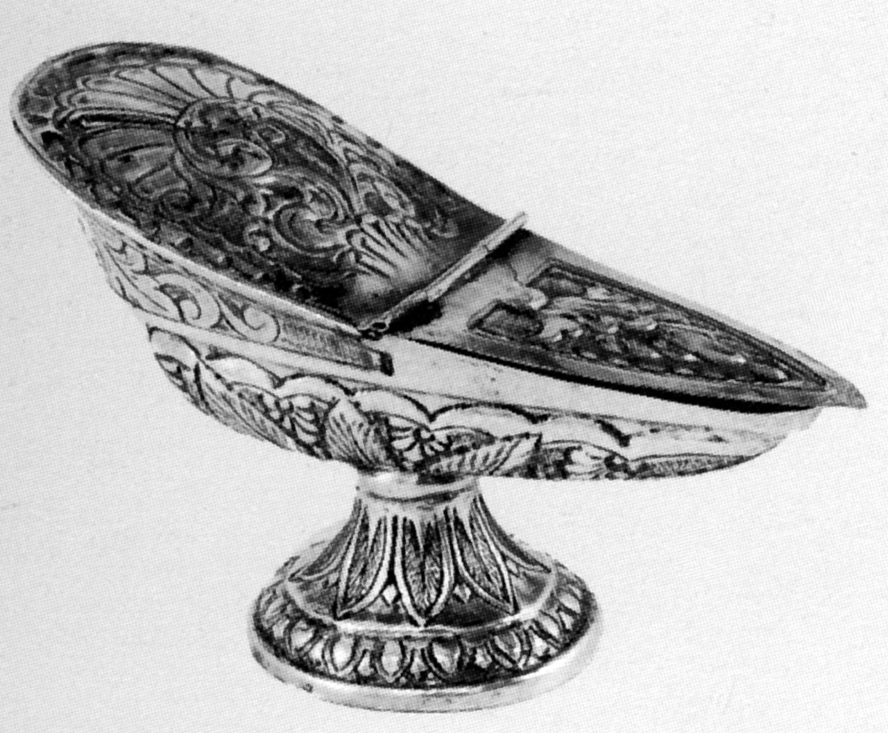 navicella portaincenso - bottega italiana (sec. XVIII)