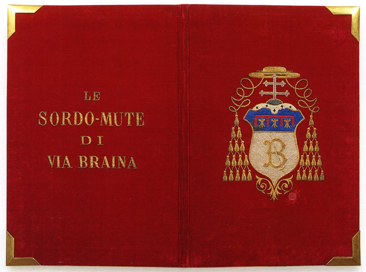 coperta di libro liturgico - bottega bolognese (fine sec. XIX)