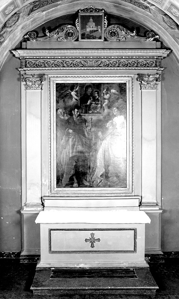 altare di Regazzi Angelo detto Padre Angelo da Ferrara (attribuito) (sec. XIX)