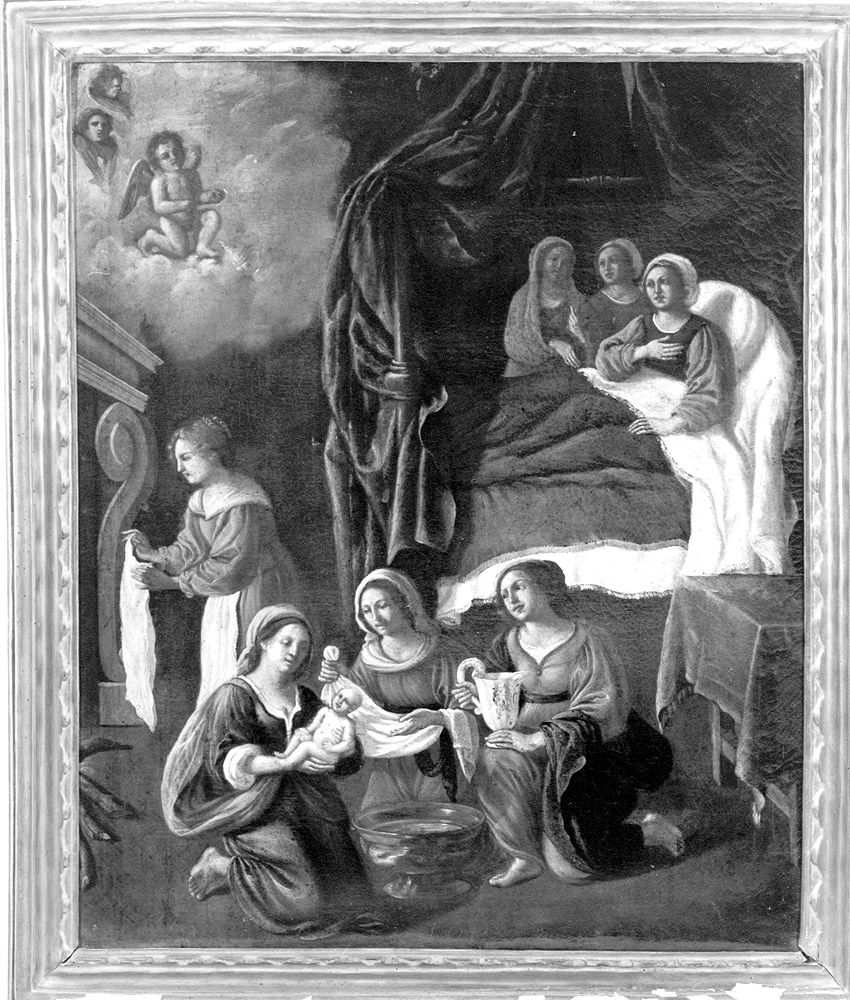 Nascita di Maria Vergine (dipinto) - ambito emiliano (secc. XVII/ XVIII)