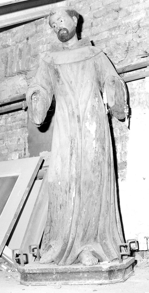 San Francesco d'Assisi (statua) di Colli Francesco (sec. XVIII)
