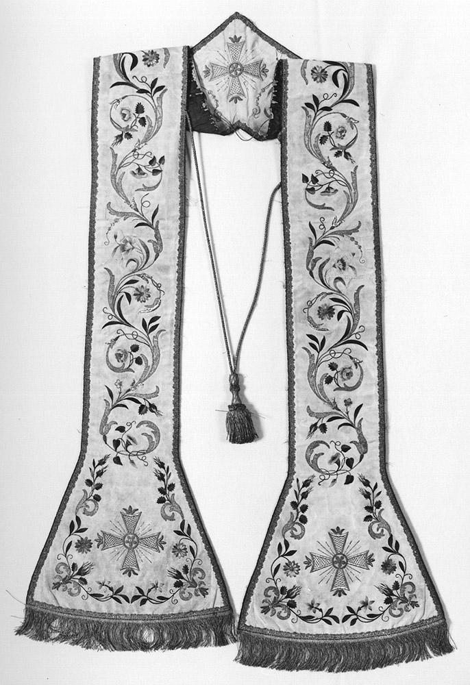 stola - pastorale - manifattura emiliana (fine sec. XIX)