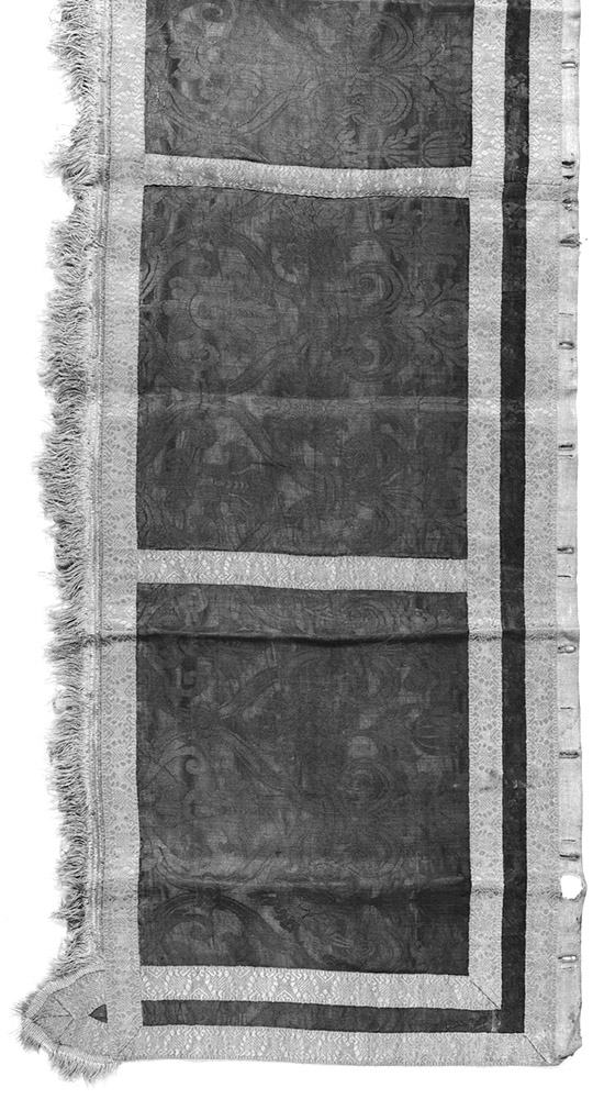 drapellone del baldacchino processionale, insieme - manifattura italiana (sec. XIX)