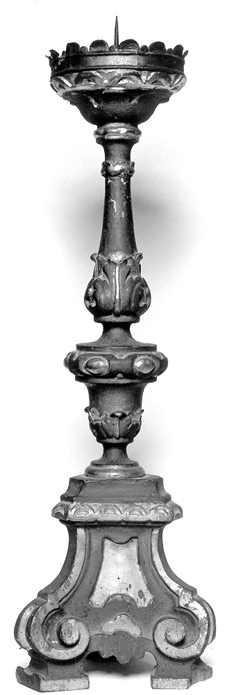 candeliere, serie - manifattura bolognese (sec. XVIII)